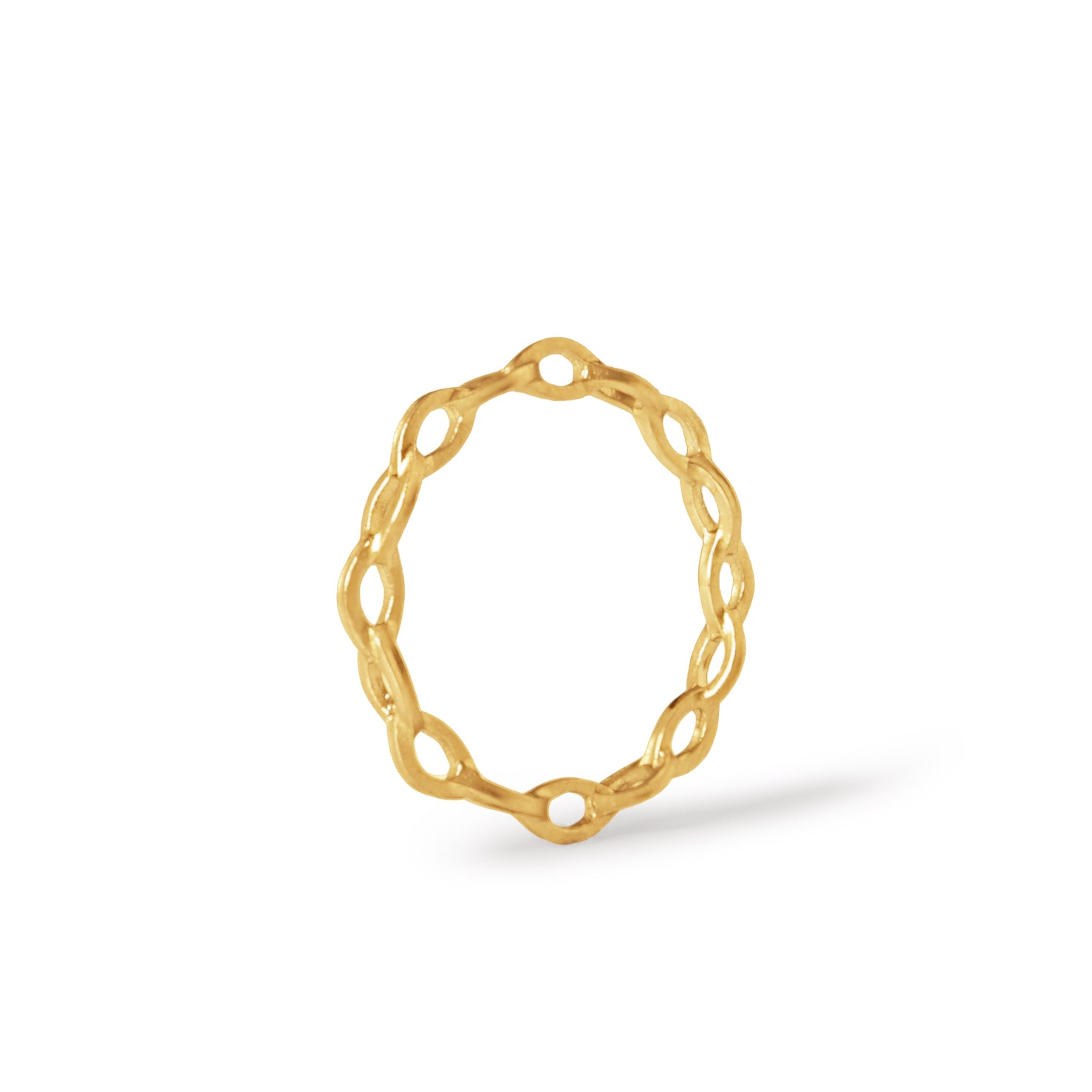 Mobius Ring <br> K18YG <br> glossy
