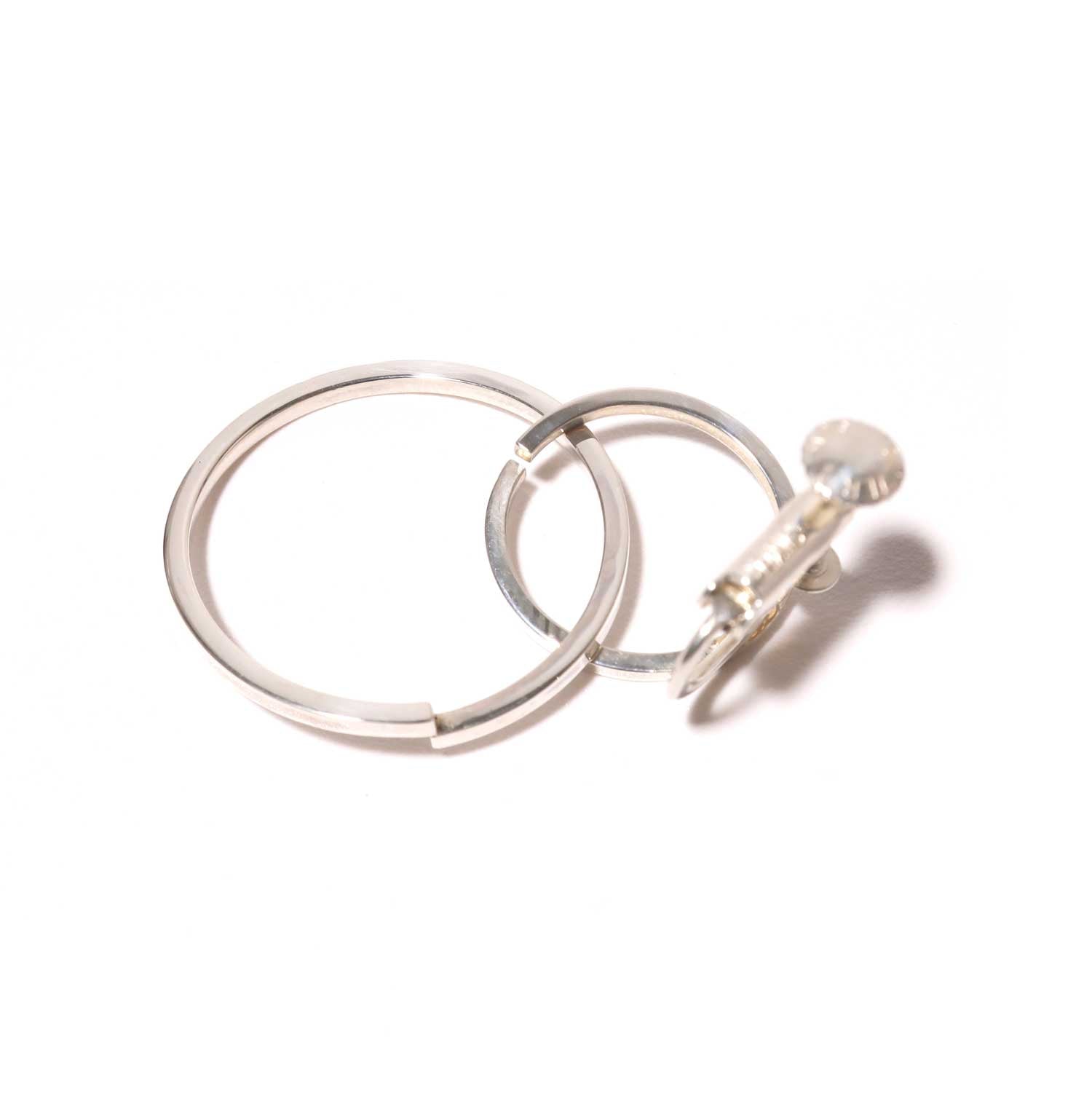 Chienowa / Non hole Earring <br> Silver (single)