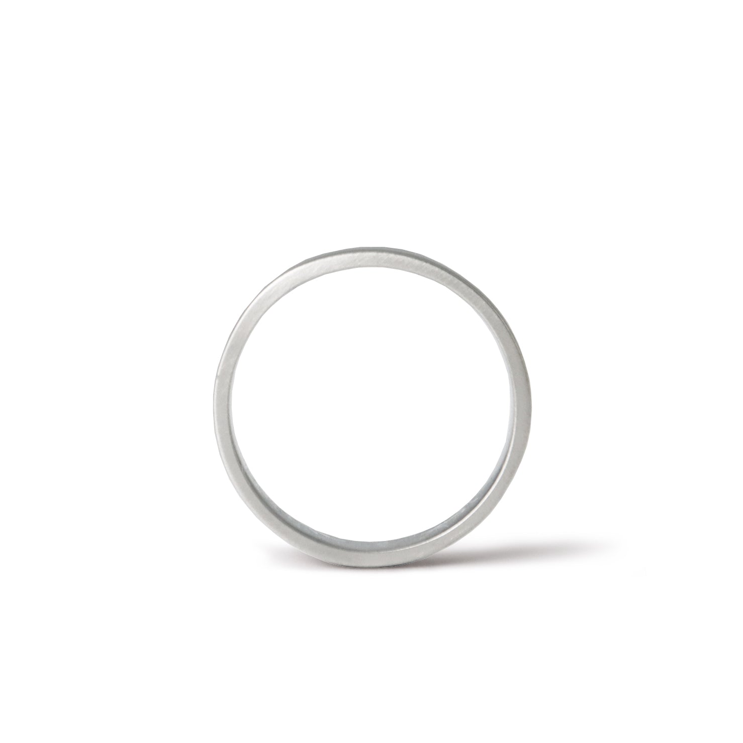 Rectangle Ring /  3.0 <br> Pt900 <br> matte