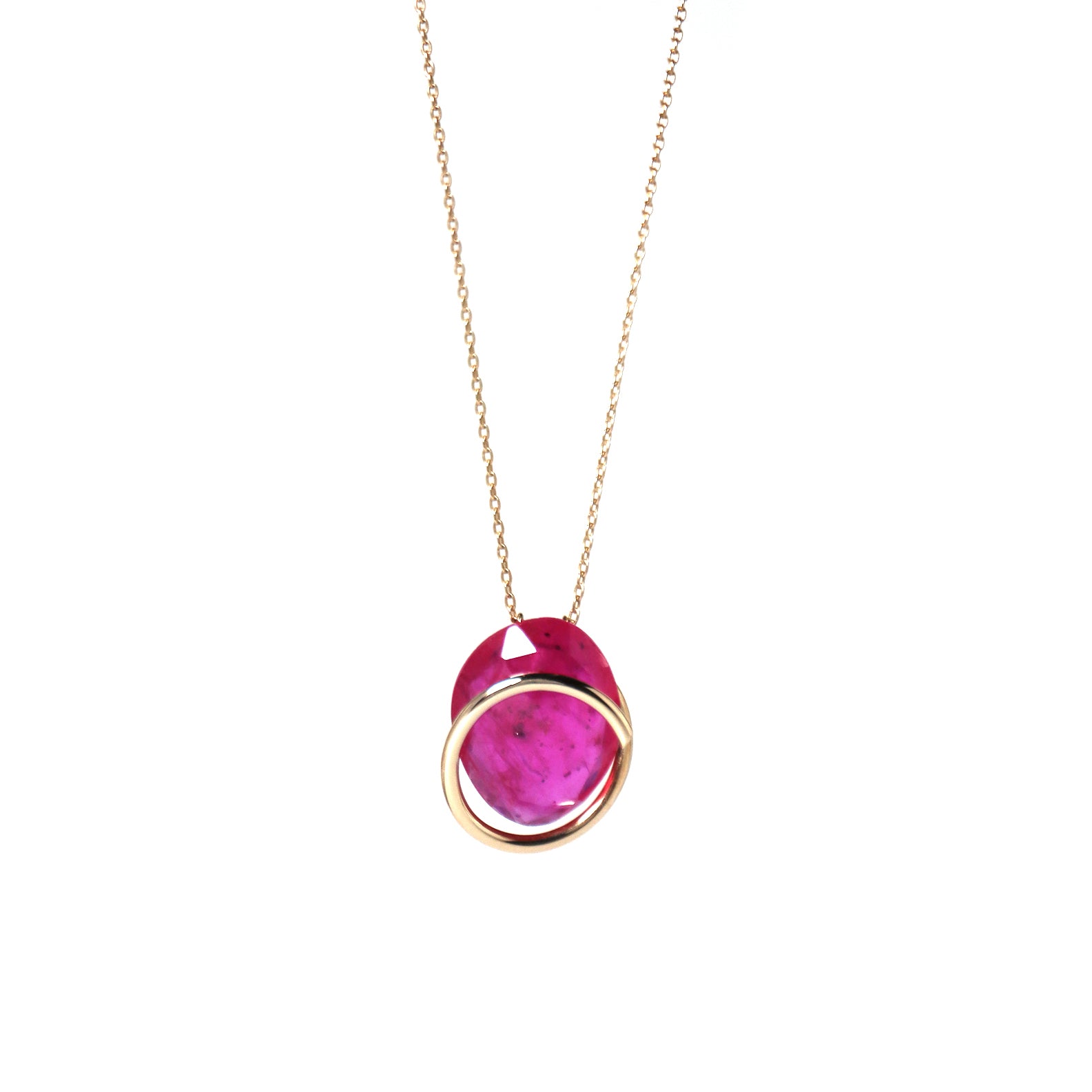 Circle / Necklace <br> Ruby