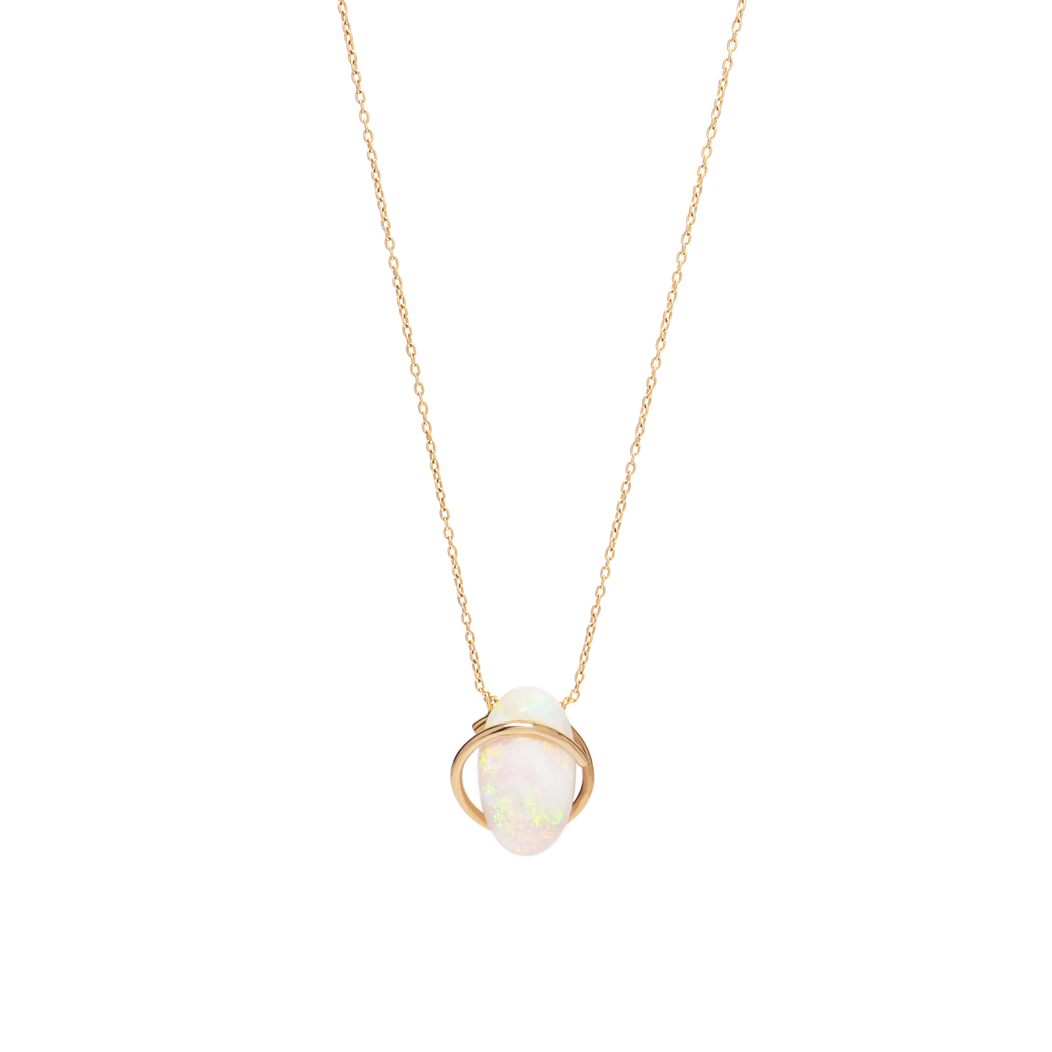 Circle / Necklace <br> Opal