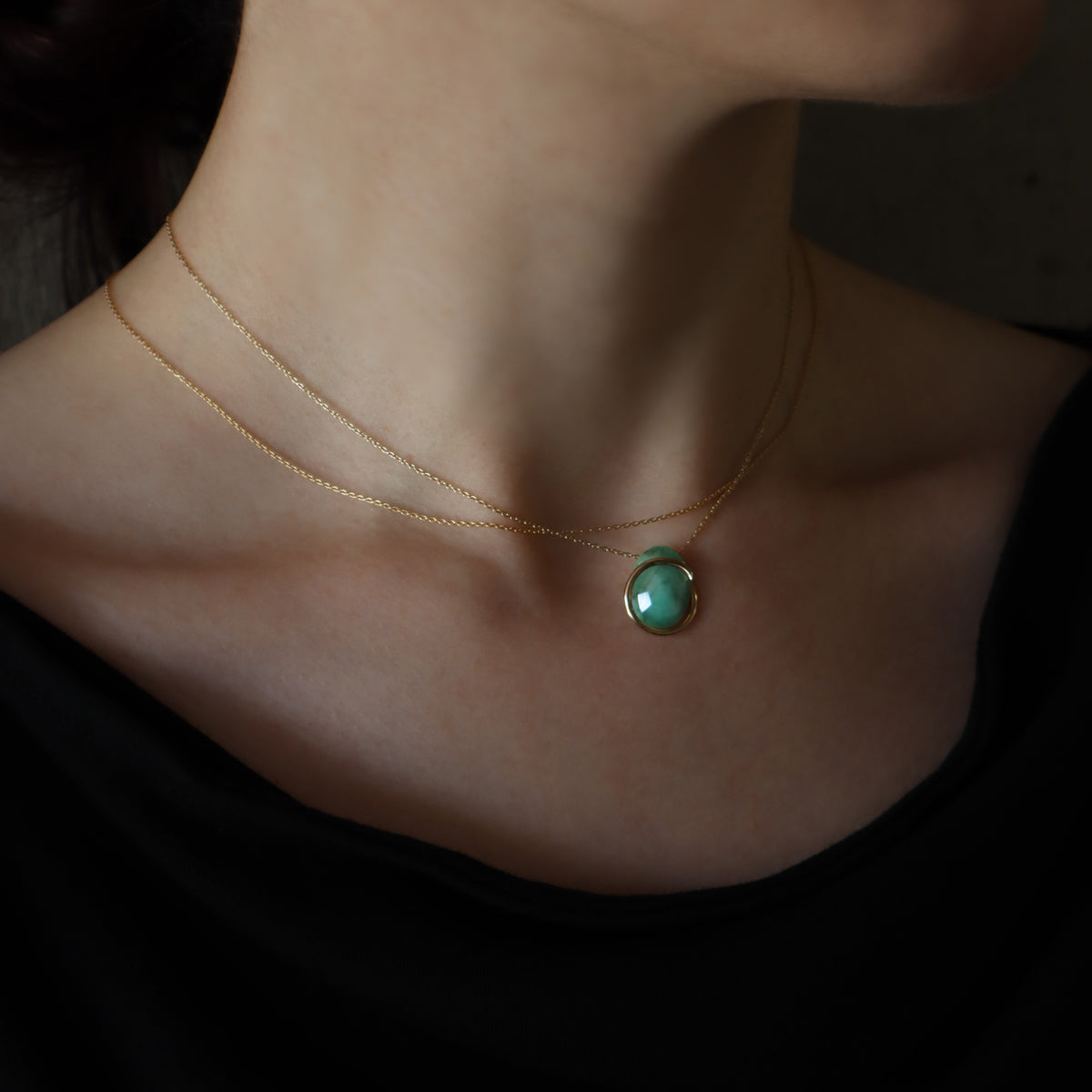 Circle / Necklace <br> Emerald