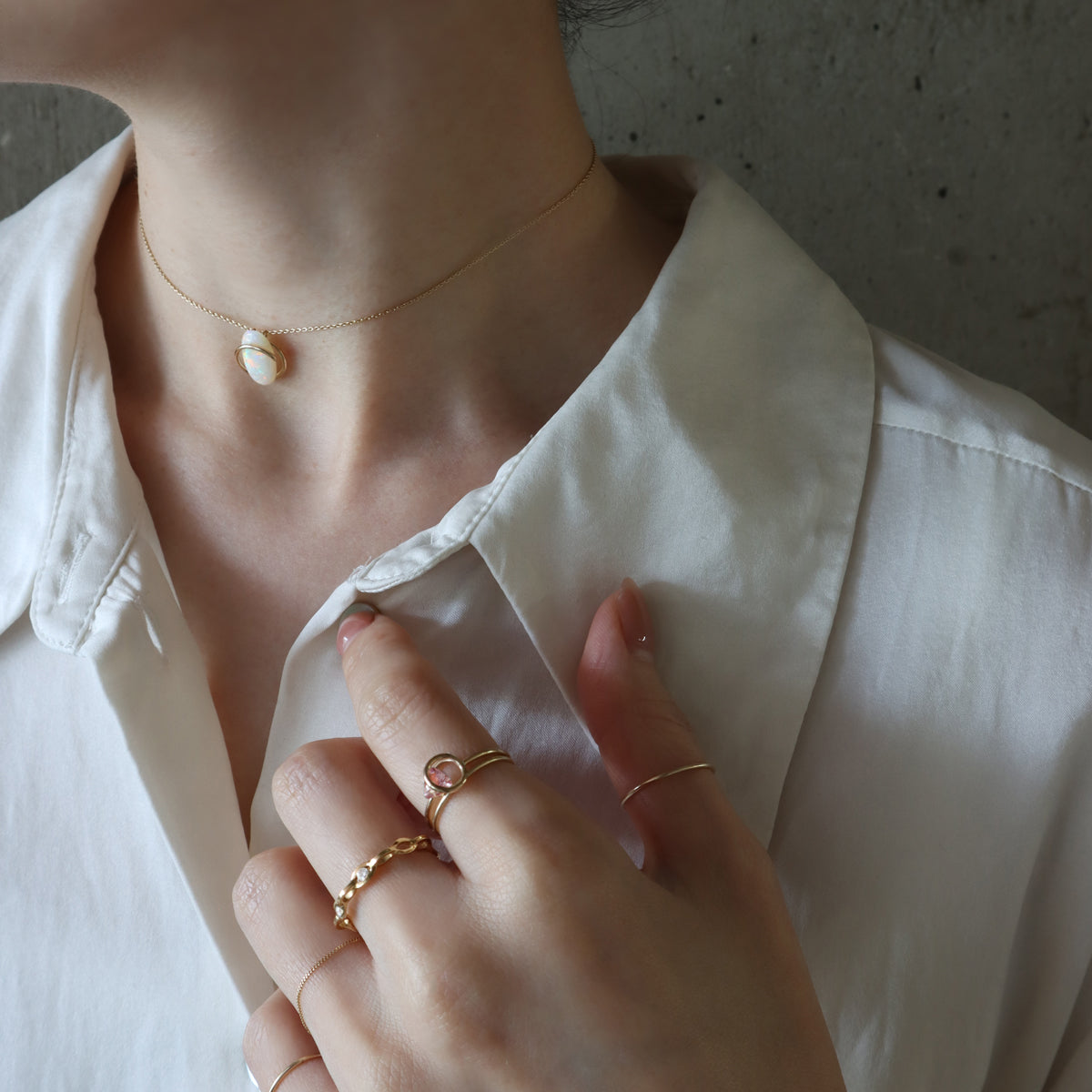Circle / Ring <br> Dragon garnet