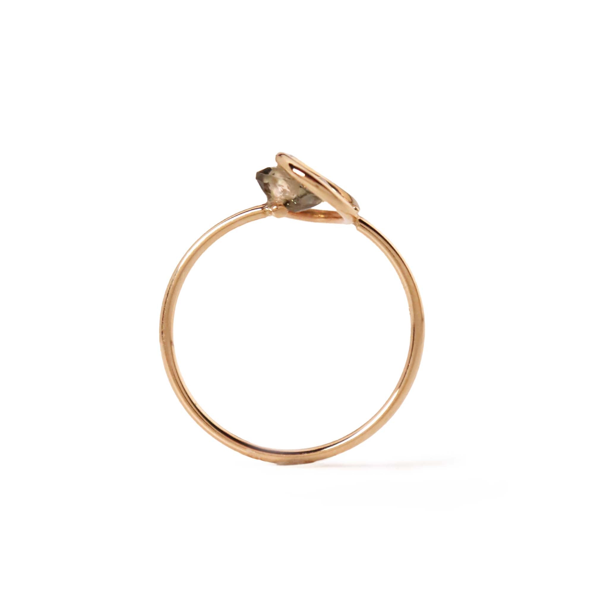 Circle / Ring <br> Bicolor tourmaline