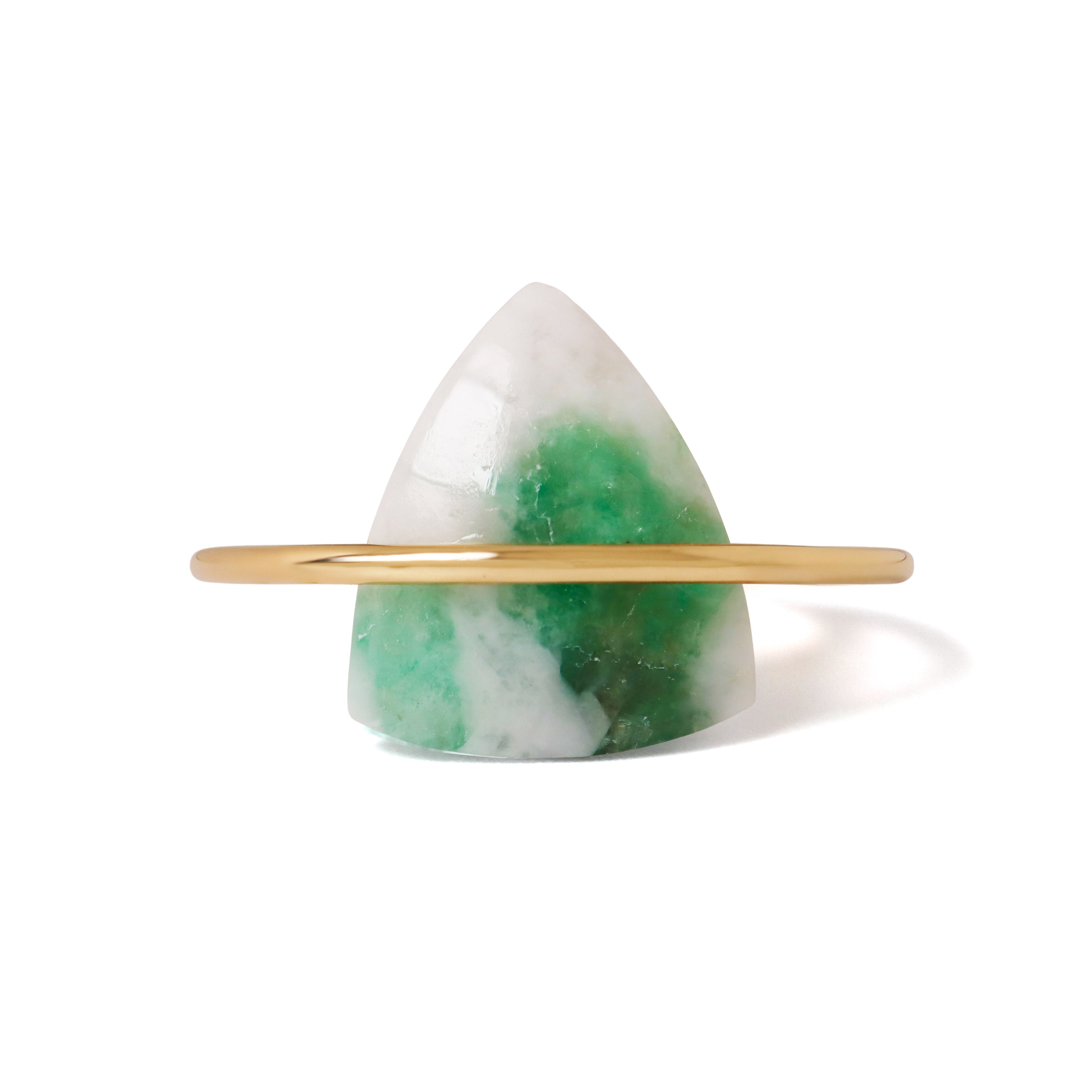 Luna / Ring <br> Emerald in quartz