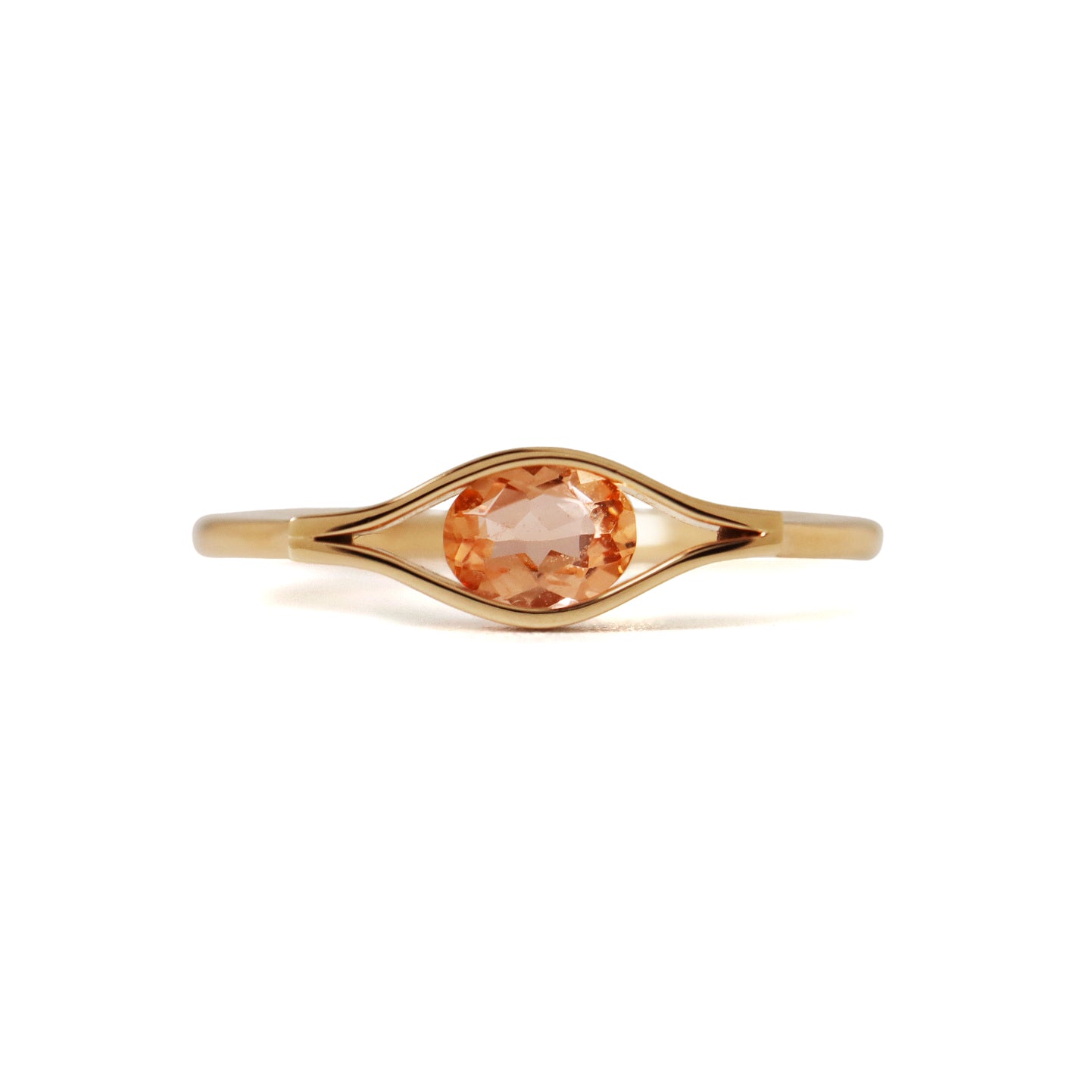 Honeycomb(K10) / Ring <br> Imperial topaz