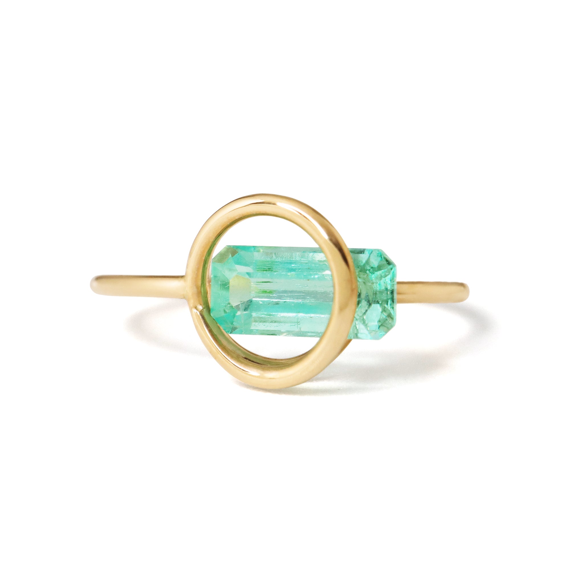 Circle / Ring <br> Green beryl