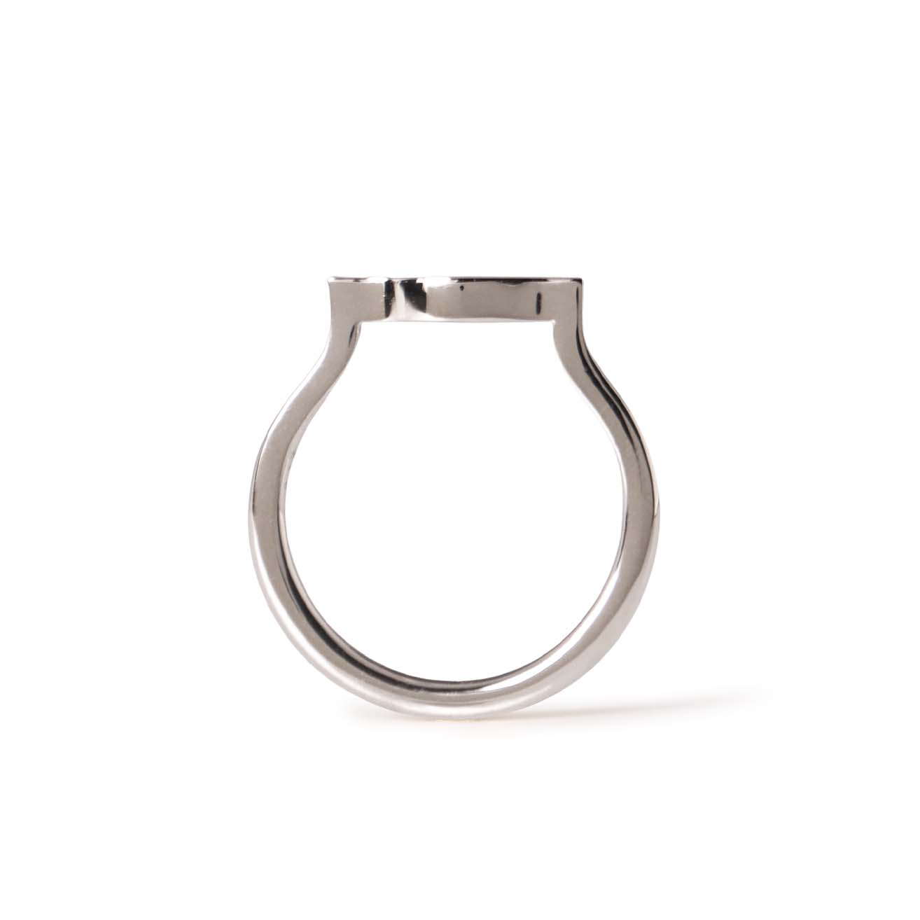 Honeycomb (Pt) / Ring <br> Brown diamond