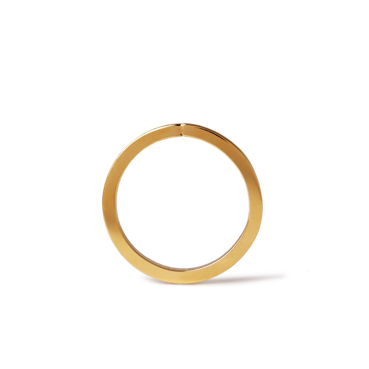 ∞ Ring square <br> K18YG <br> glossy