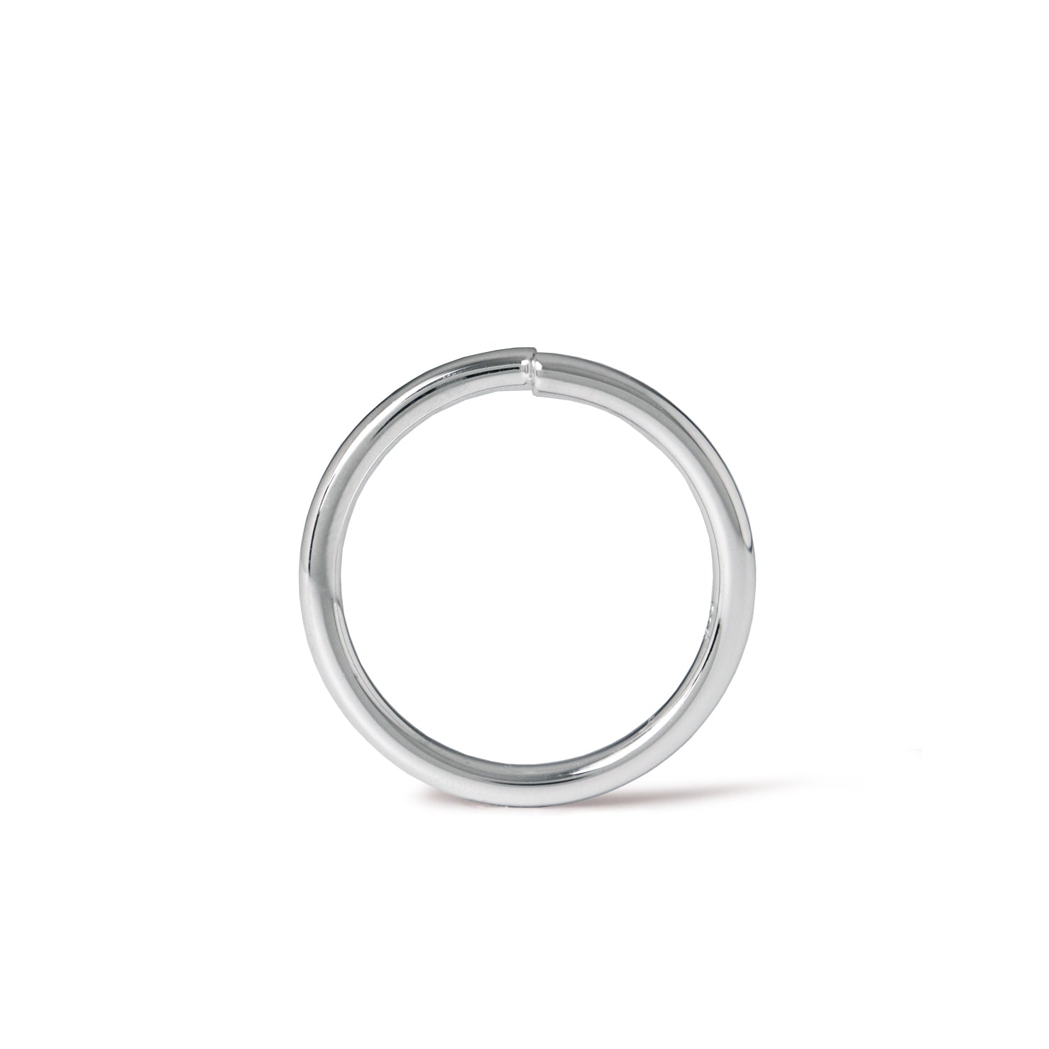 ∞ Ring round <br> Pt900 <br> glossy
