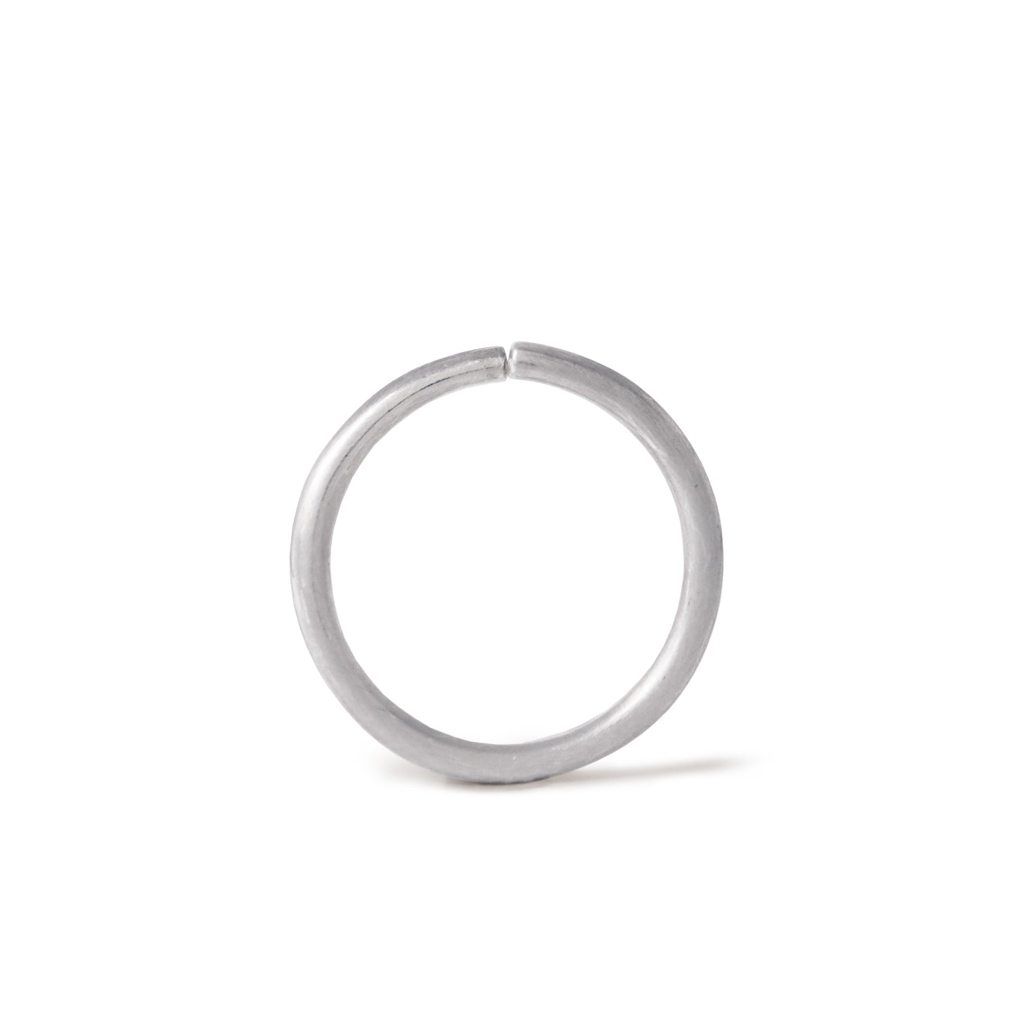 ∞ Ring round <br> Pt900 <br> matte