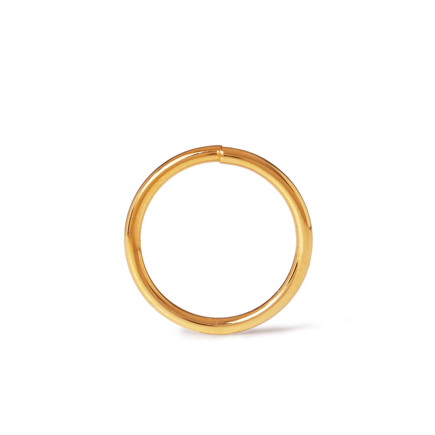 ∞ Ring round <br> K18YG <br> glossy
