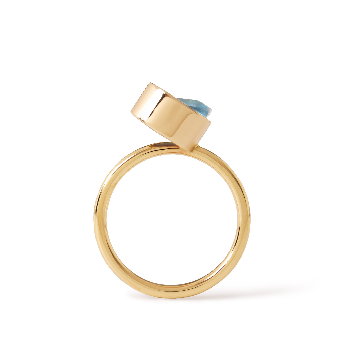 Protrude (K10) / Ring <br> Aquamarine