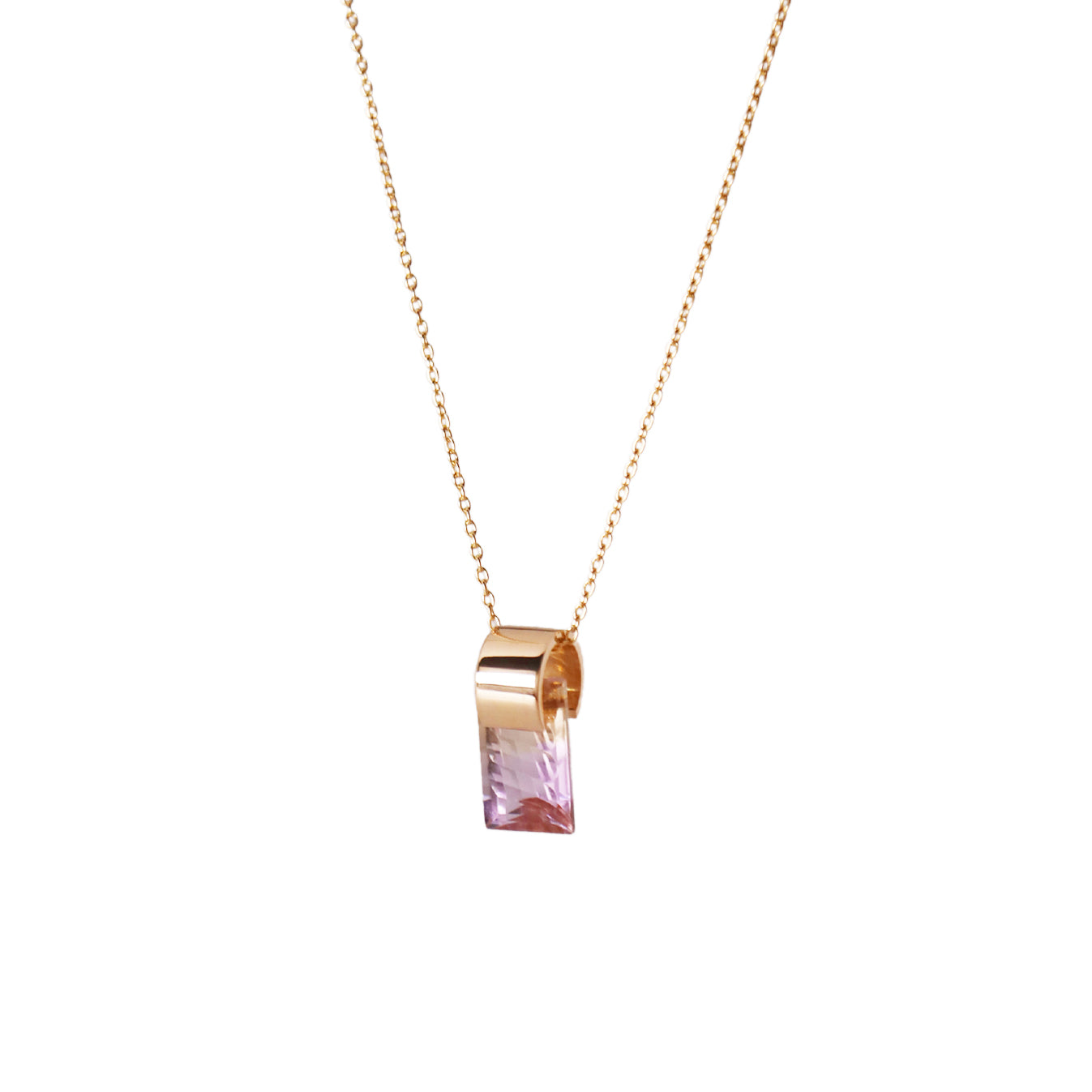 Ruffle / Necklace <br> Ametrine