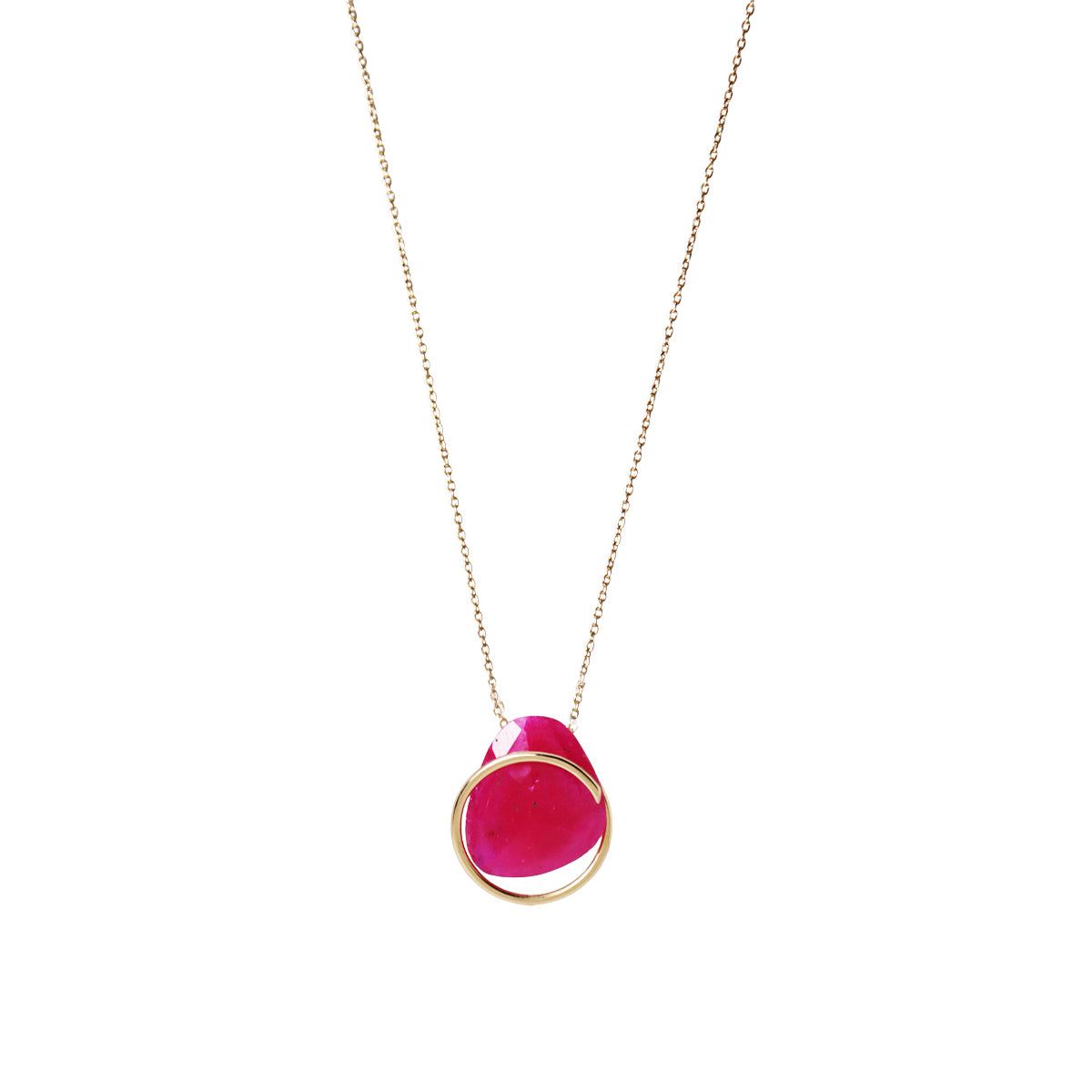 Circle / Necklace <br> Ruby