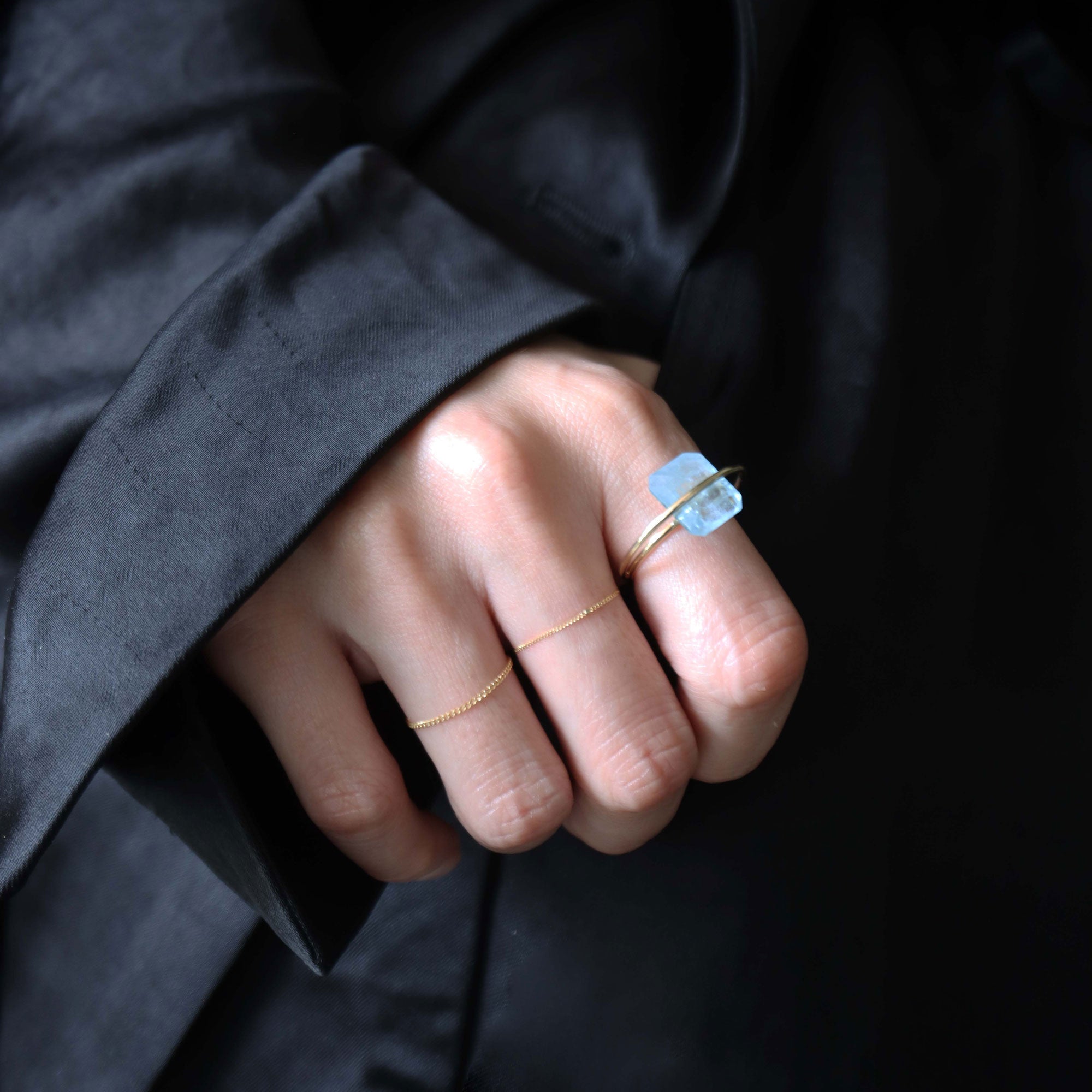 Luna / Ring <br> Aquamarine