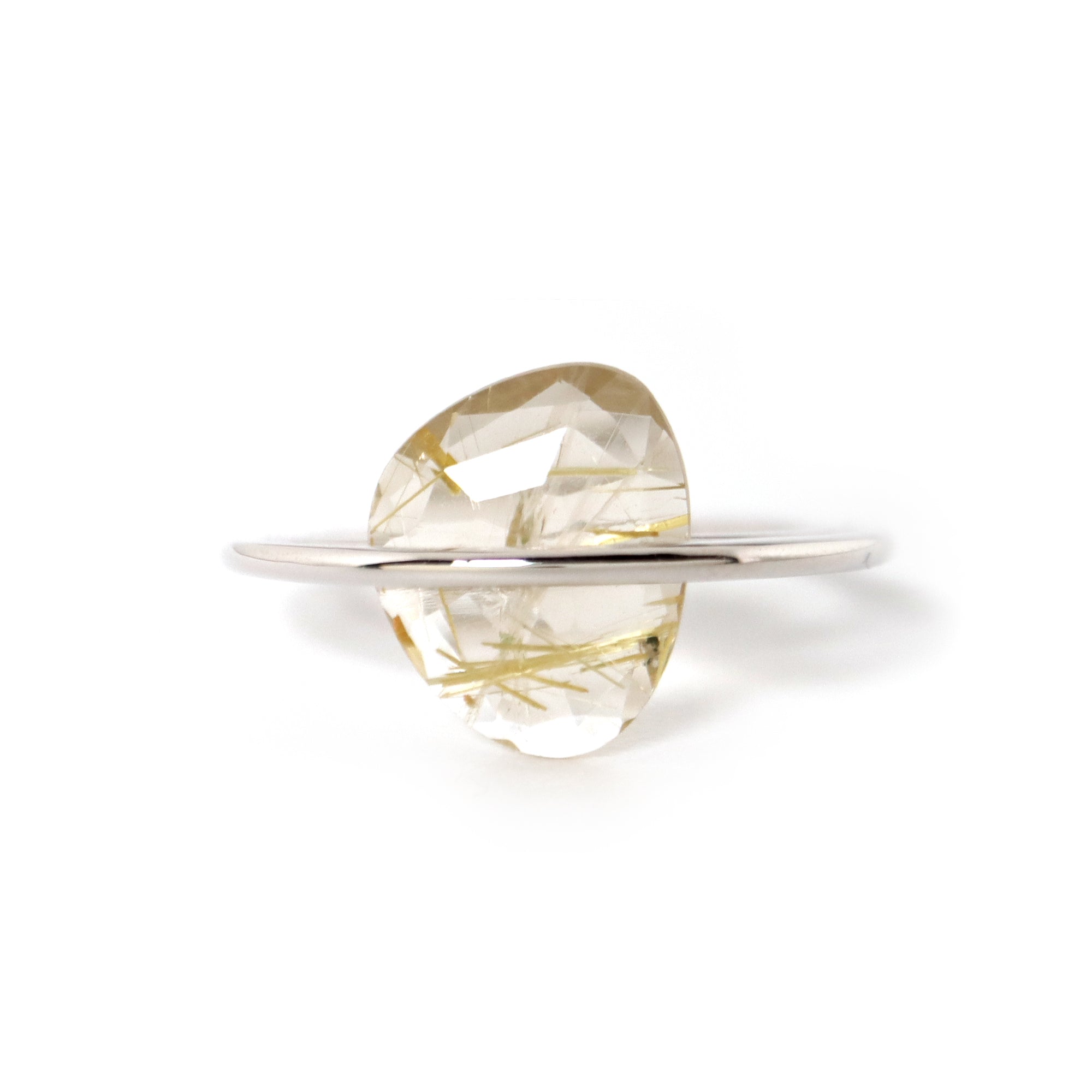 Luna / Ring <br> Rutile quartz