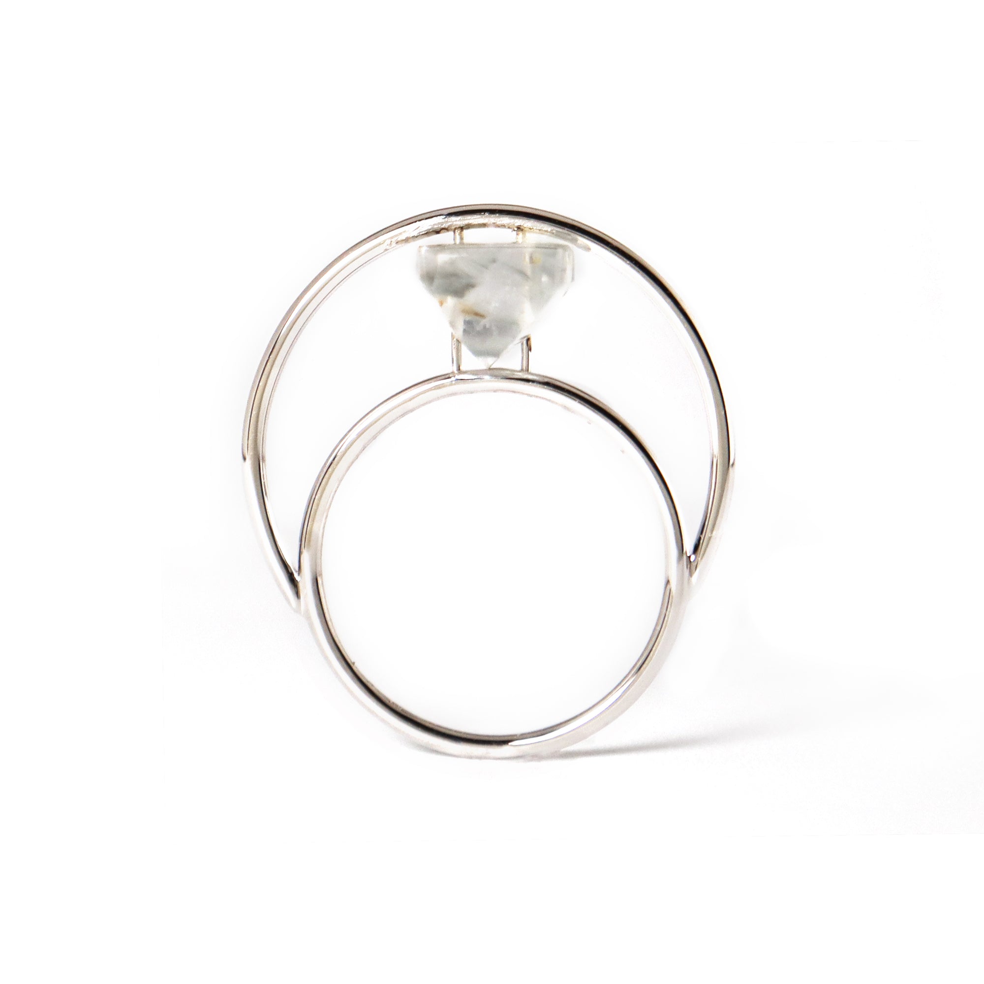 Luna / Ring <br> Dalmatian quartz