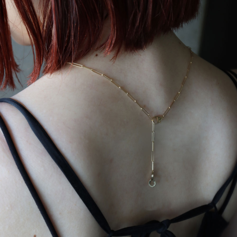 Mobius Necklace <br> K18YG