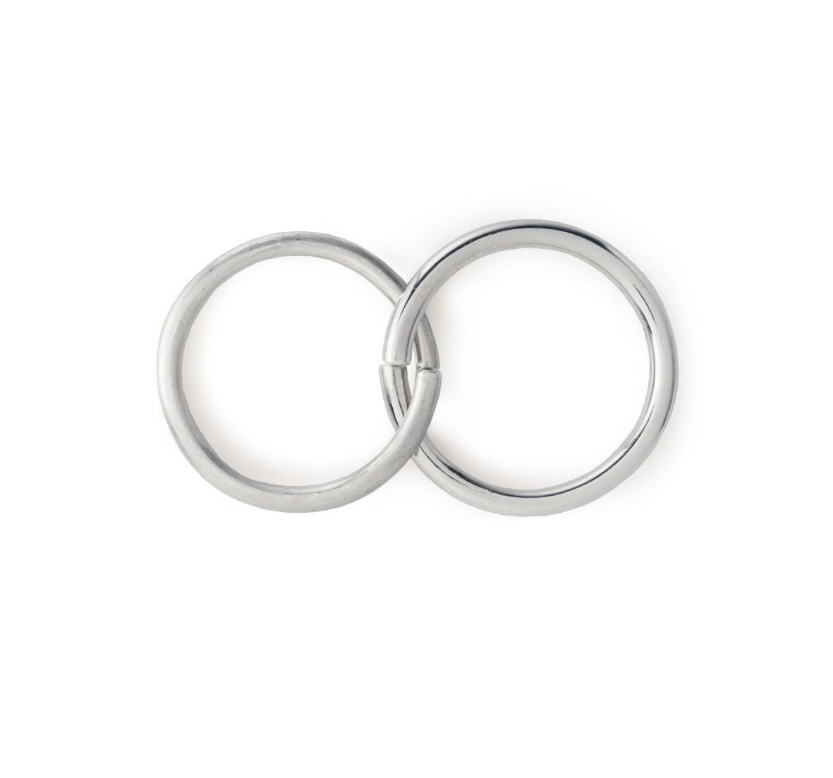 ∞ Ring round <br> Pt900 <br> matte