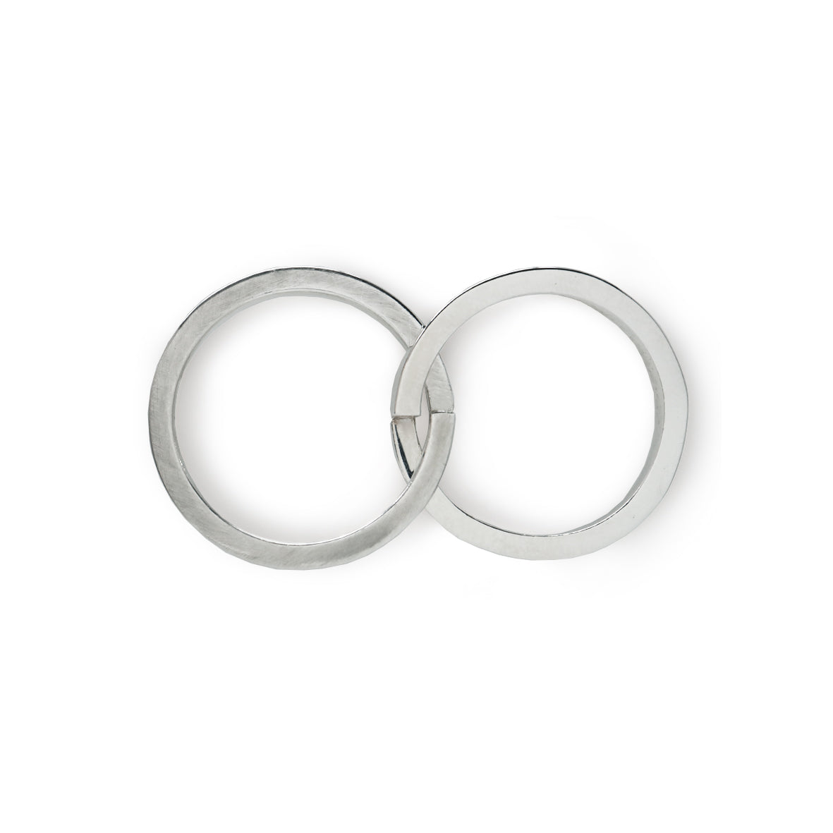∞ Ring square <br> Pt900 <br> glossy