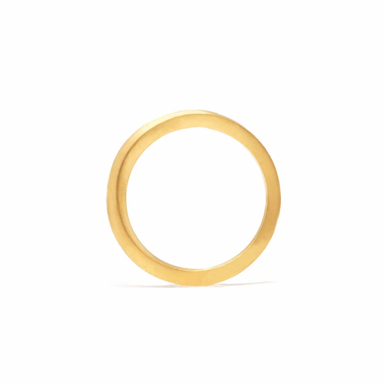 Mobius Ring <br>  K18YG <br> matte
