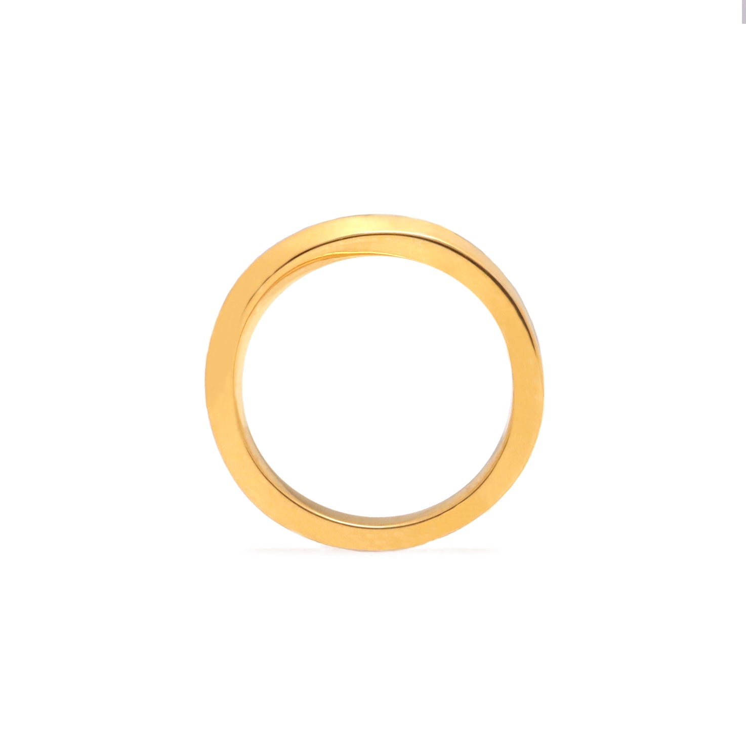 Mobius Ring <br>  K18YG <br> glossy