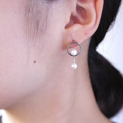 淡水パールのピアス